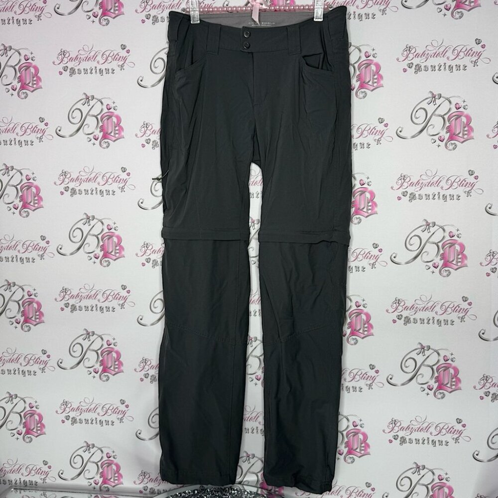 Columbia pants with zippers to make shorts cargo grey omni-shield repellent 8